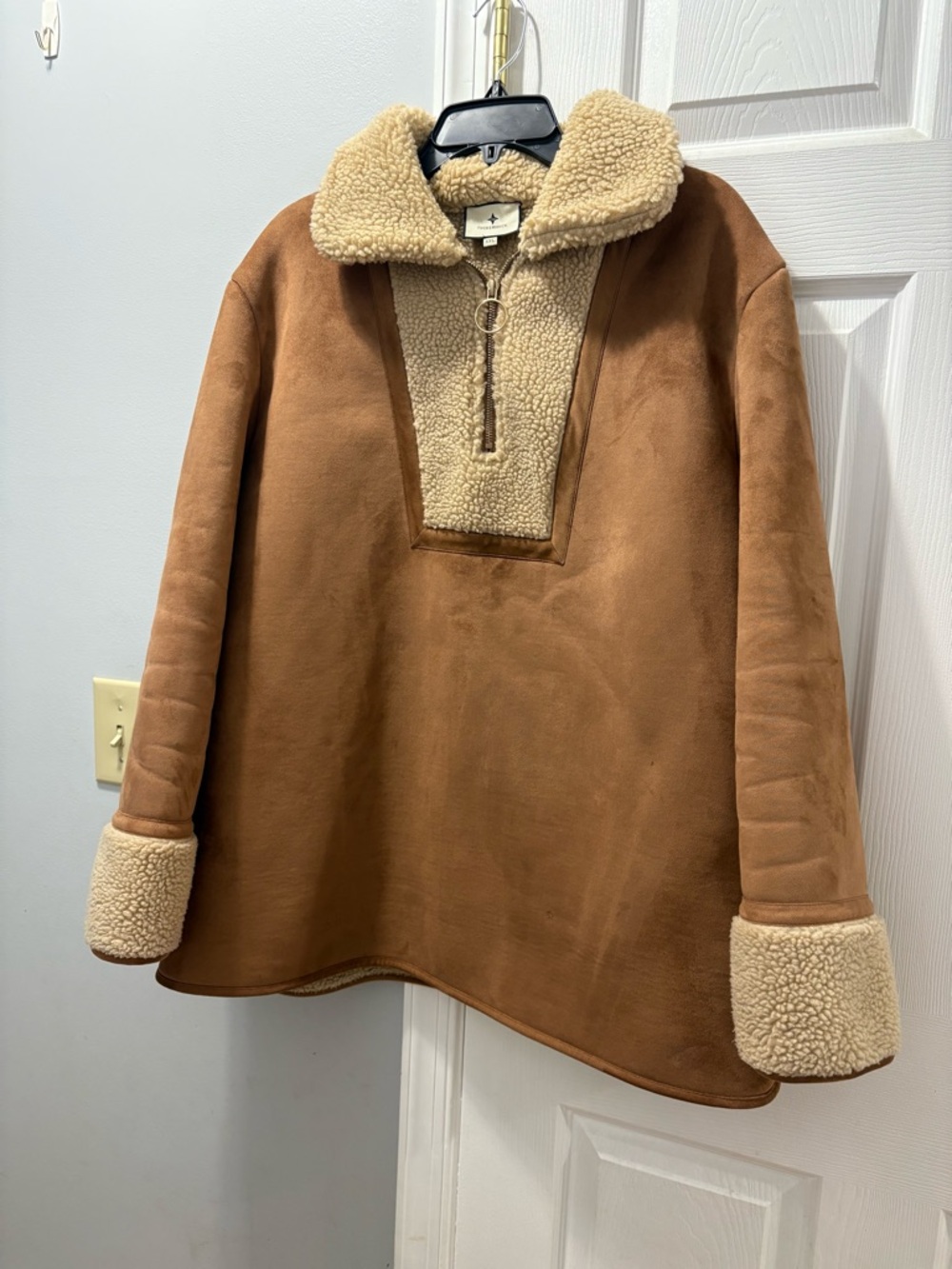 Tuckernuck Stella Shearling Jacket Camel Size XXL